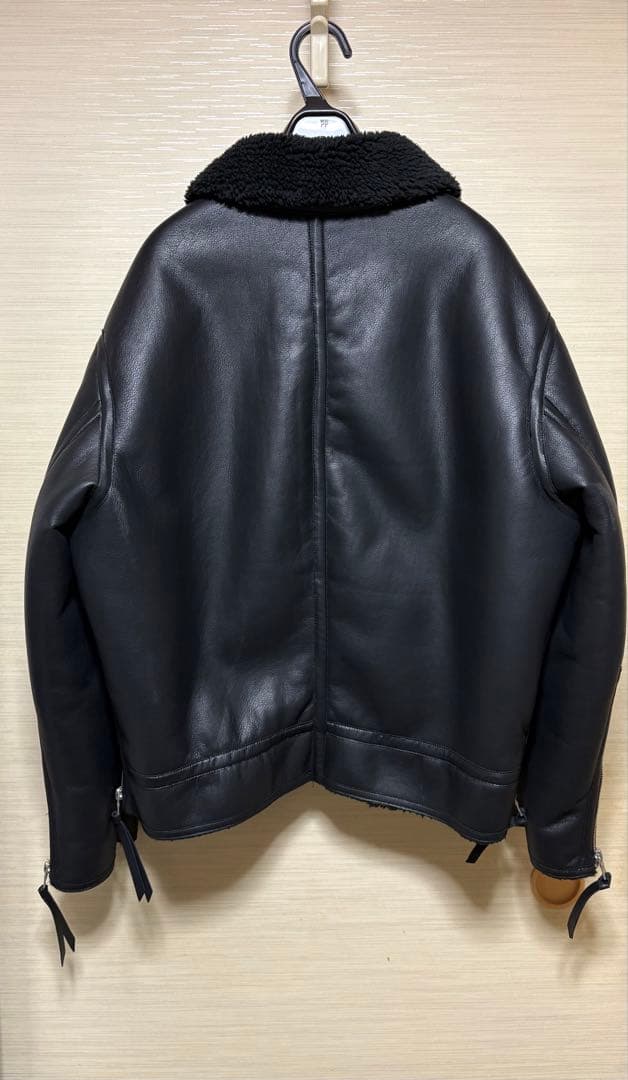 B-6 FAUX MOUTON BLOUSON ブラック