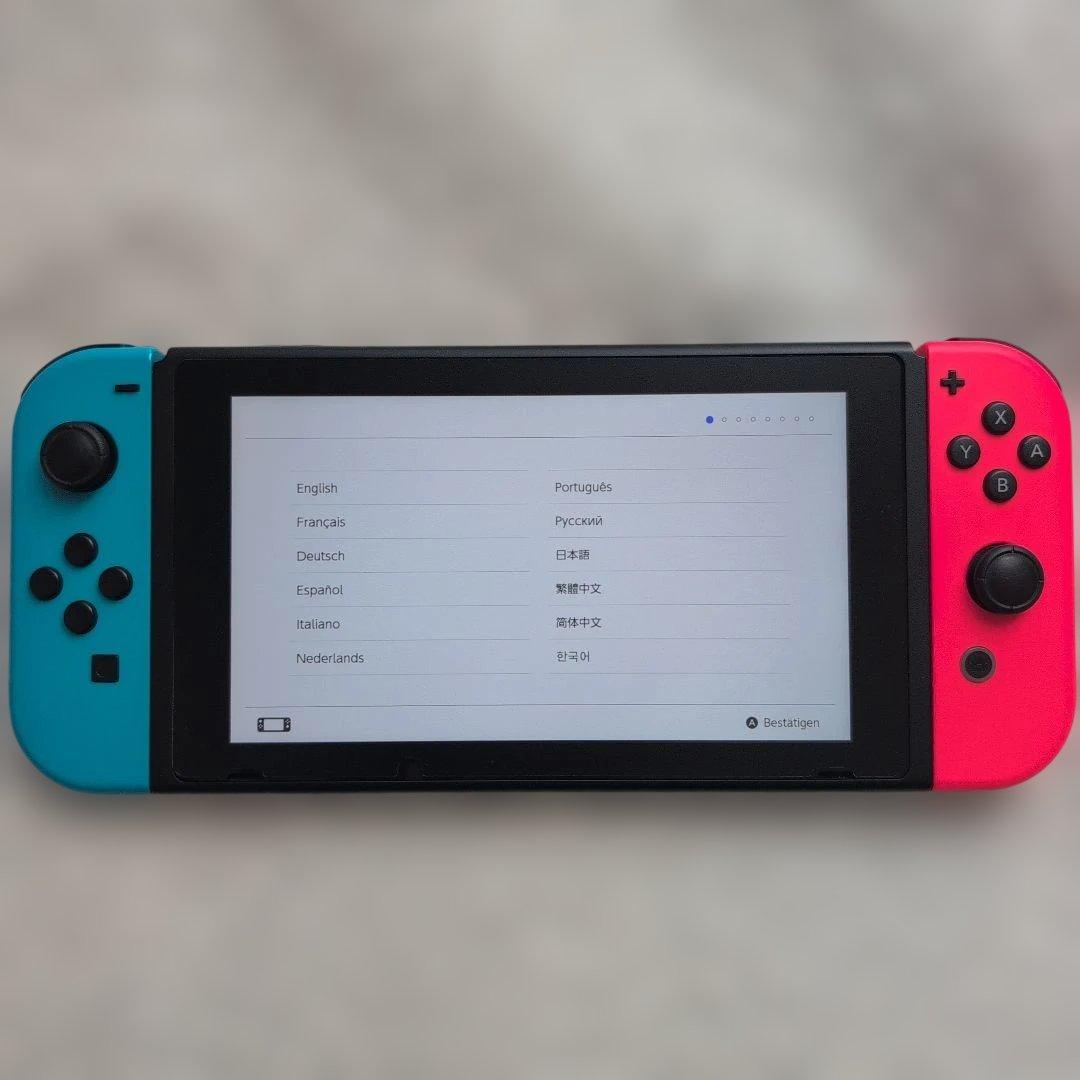 Switch本体 HAC-001(-01) 強化版 ネオン 箱付