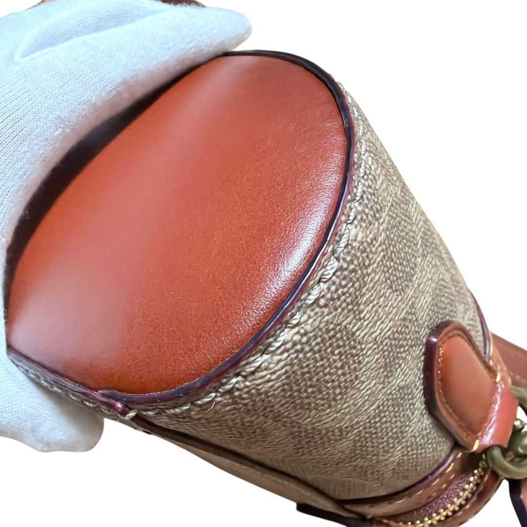 新品級✨COACHコーチシグネチャー バニティ トレイルショルダーバッグ2way