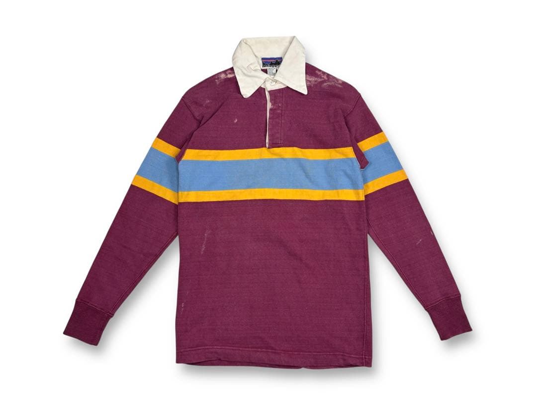 激レア 70s 最初期 タグ PATAGONIA RUGBY SHIRT