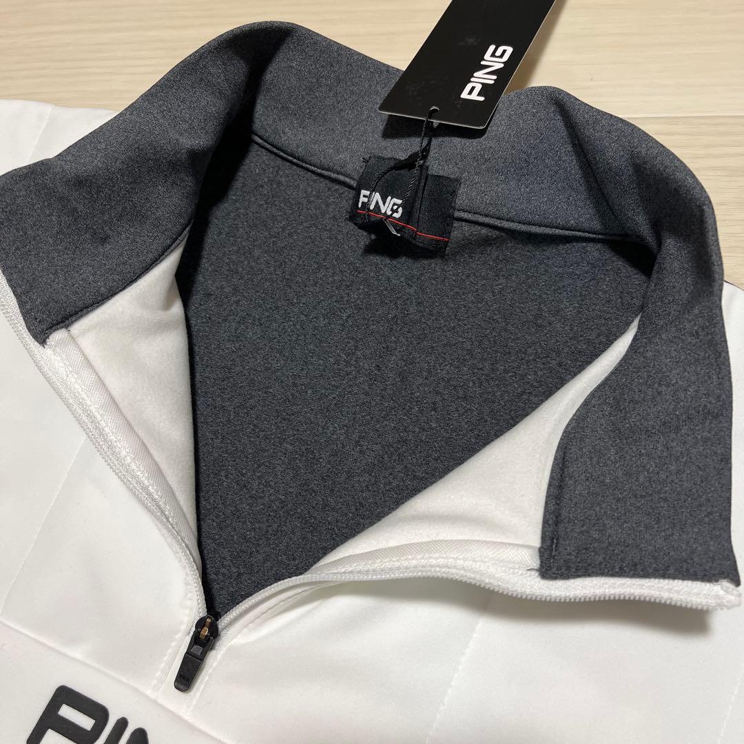 ムスク ピン PING 中綿 ハイネック エアーフレイク ゴルフ シャツ
