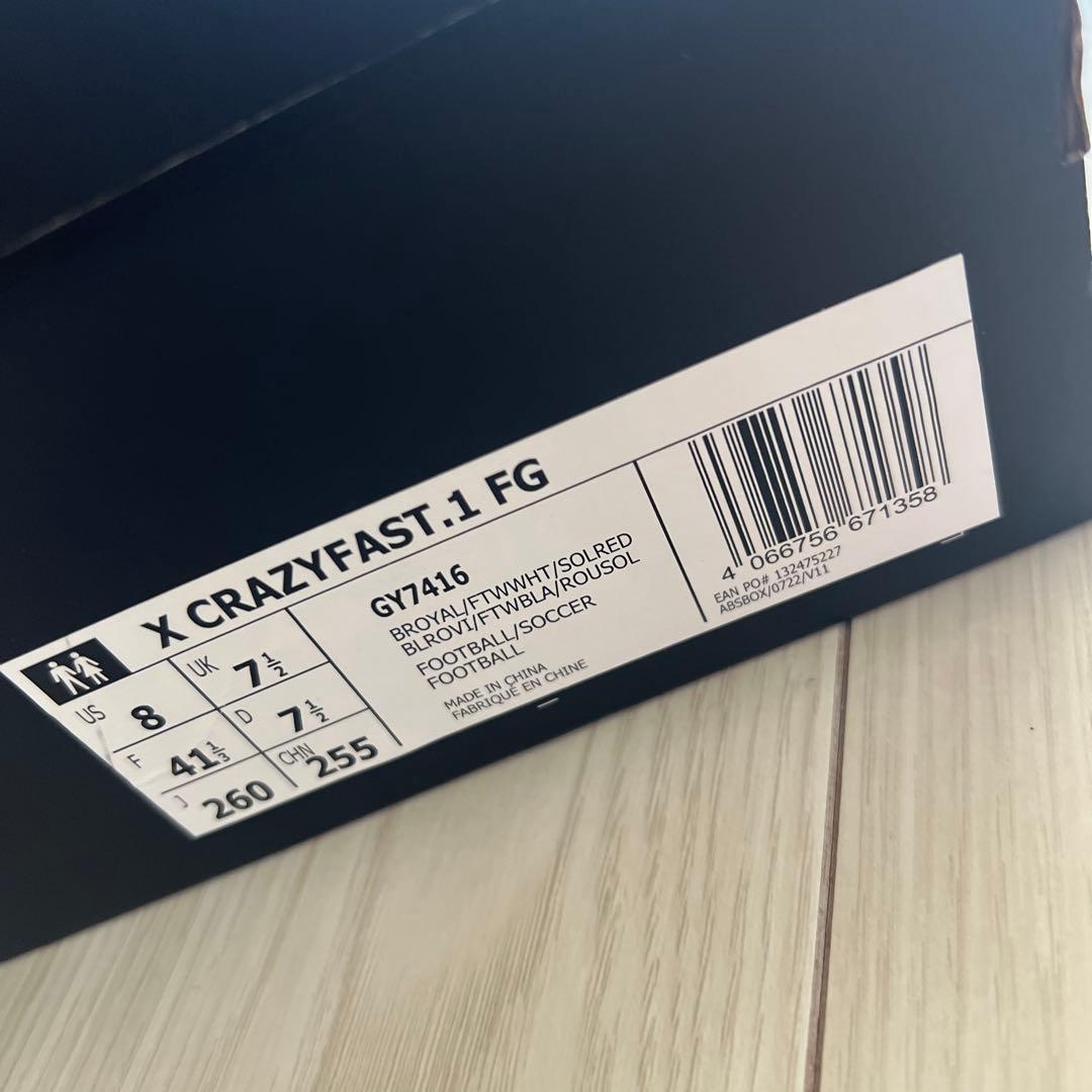 adidas X crazyfast.1 FG サッカーシューズ 26cm
