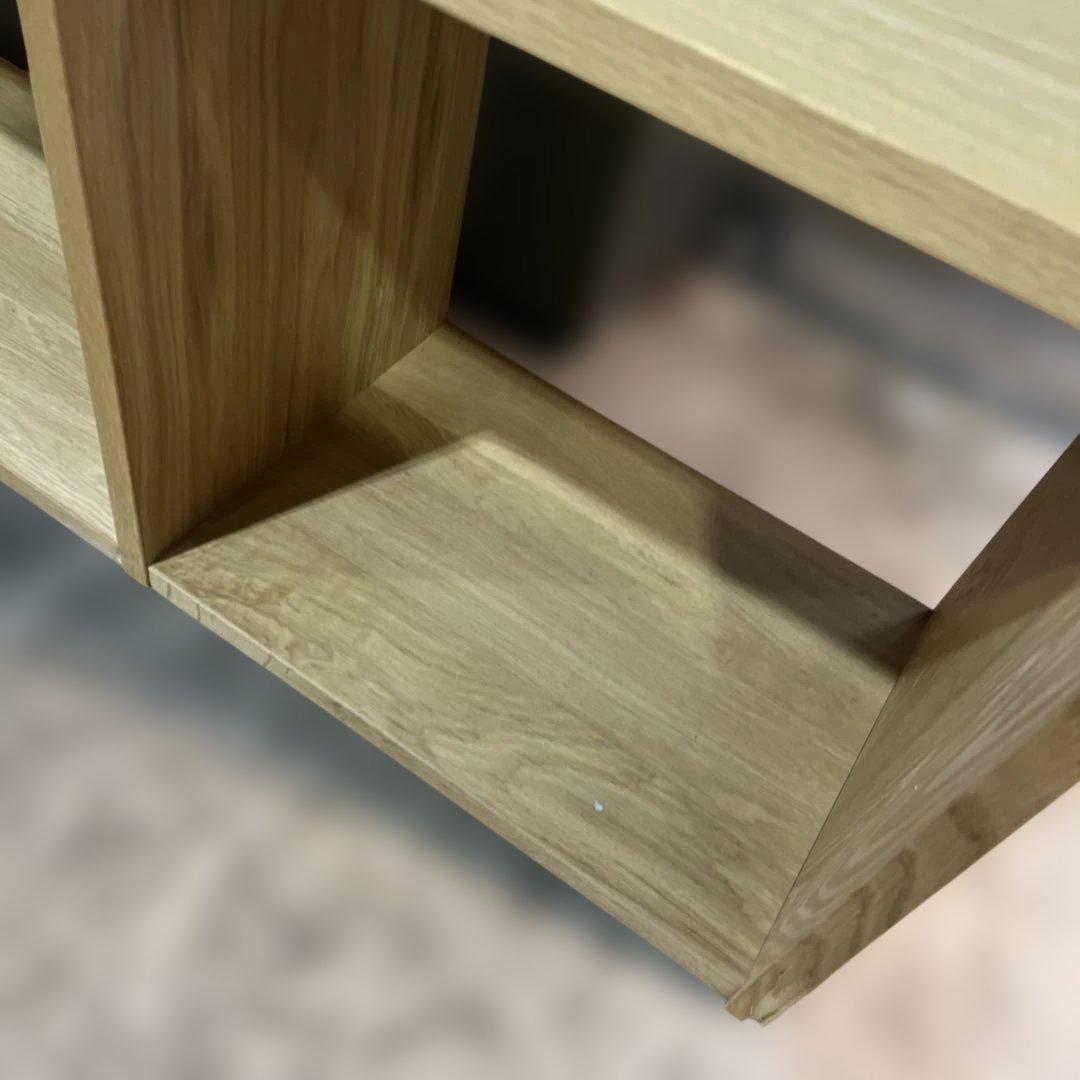 【無印良品】スタッキングシェルフ◆オーク材◇程度良好◆10マスラック