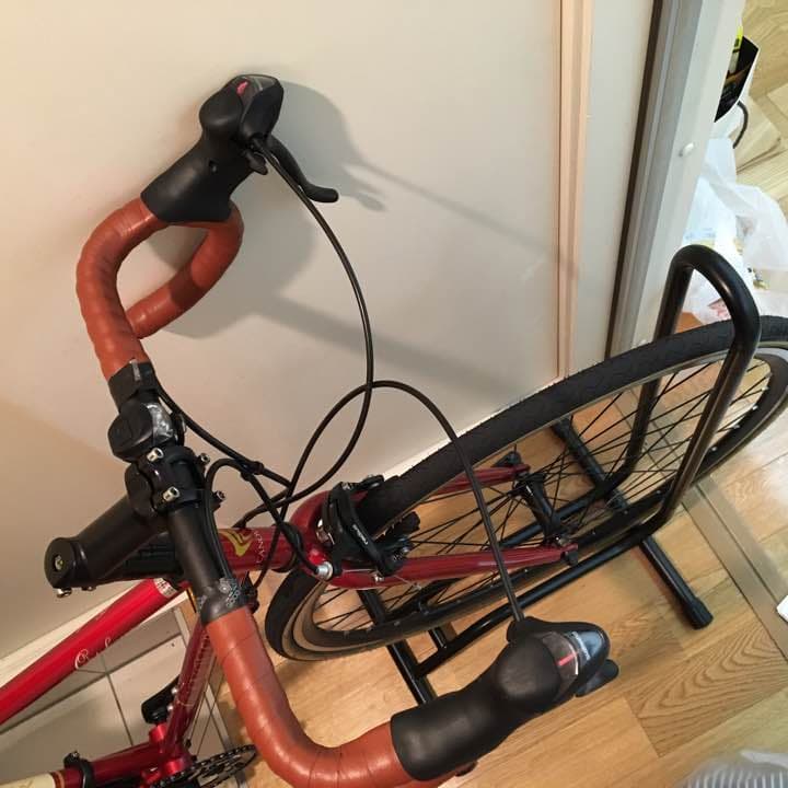 クロスバイク 屋内管理