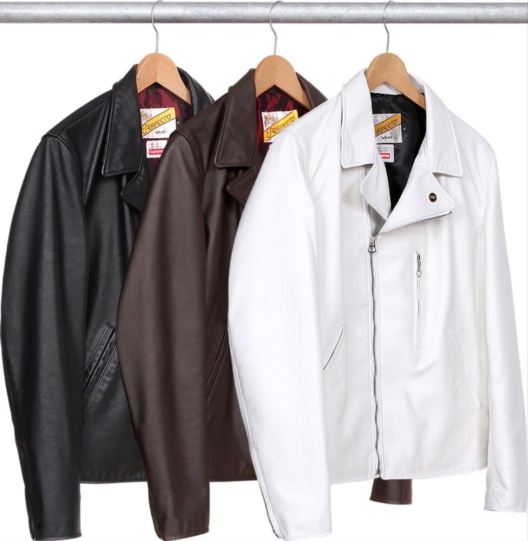 ジャケット・アウター Supreme/Schott Perfect Leather Jacket S