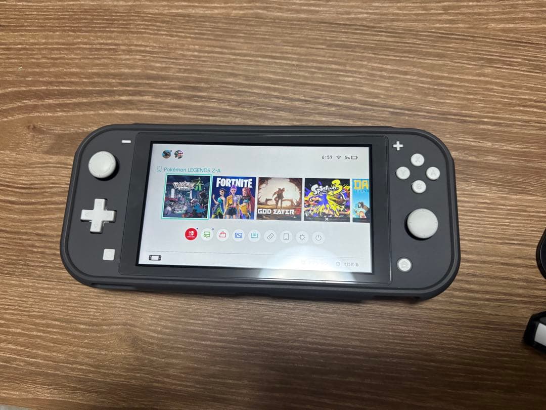NintendoSwitch Lite グレー 箱付き