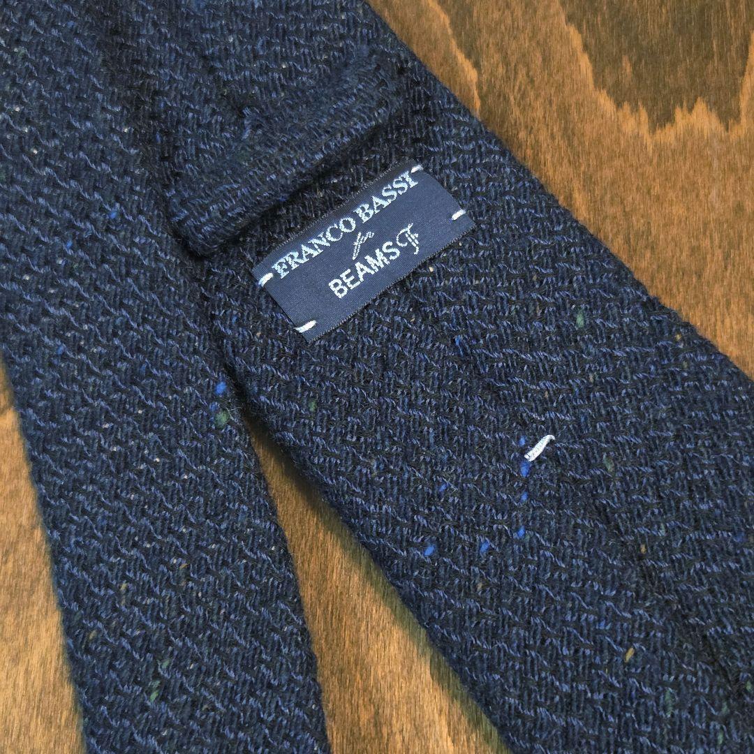FRANCO BASSI for BEAMS F ネクタイ　ウールカシミア素材