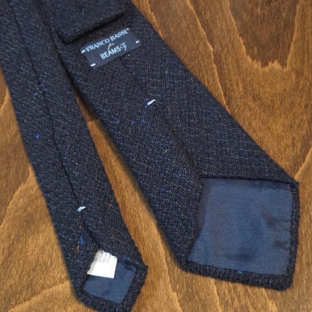 FRANCO BASSI for BEAMS F ネクタイ　ウールカシミア素材