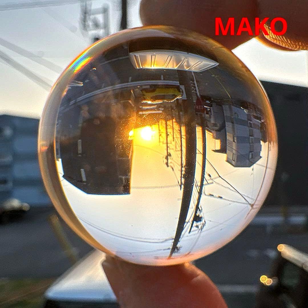 M1922☆ヒマラヤ水晶丸玉47mm☆インド・マニハール産☆天然石　原石