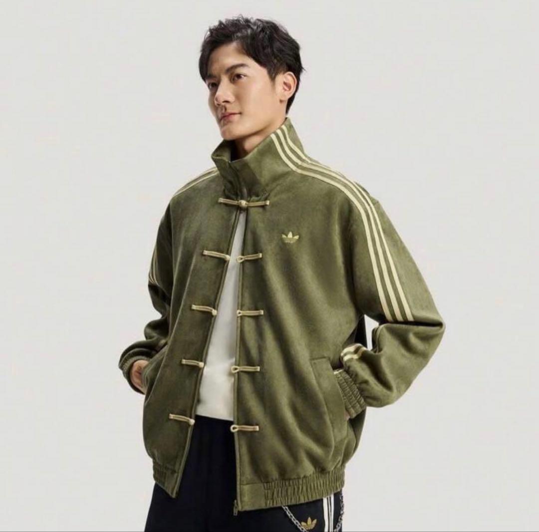 adidasアディダス 中国限定 蛇年トラックジャケットダー 緑 Lサイズ