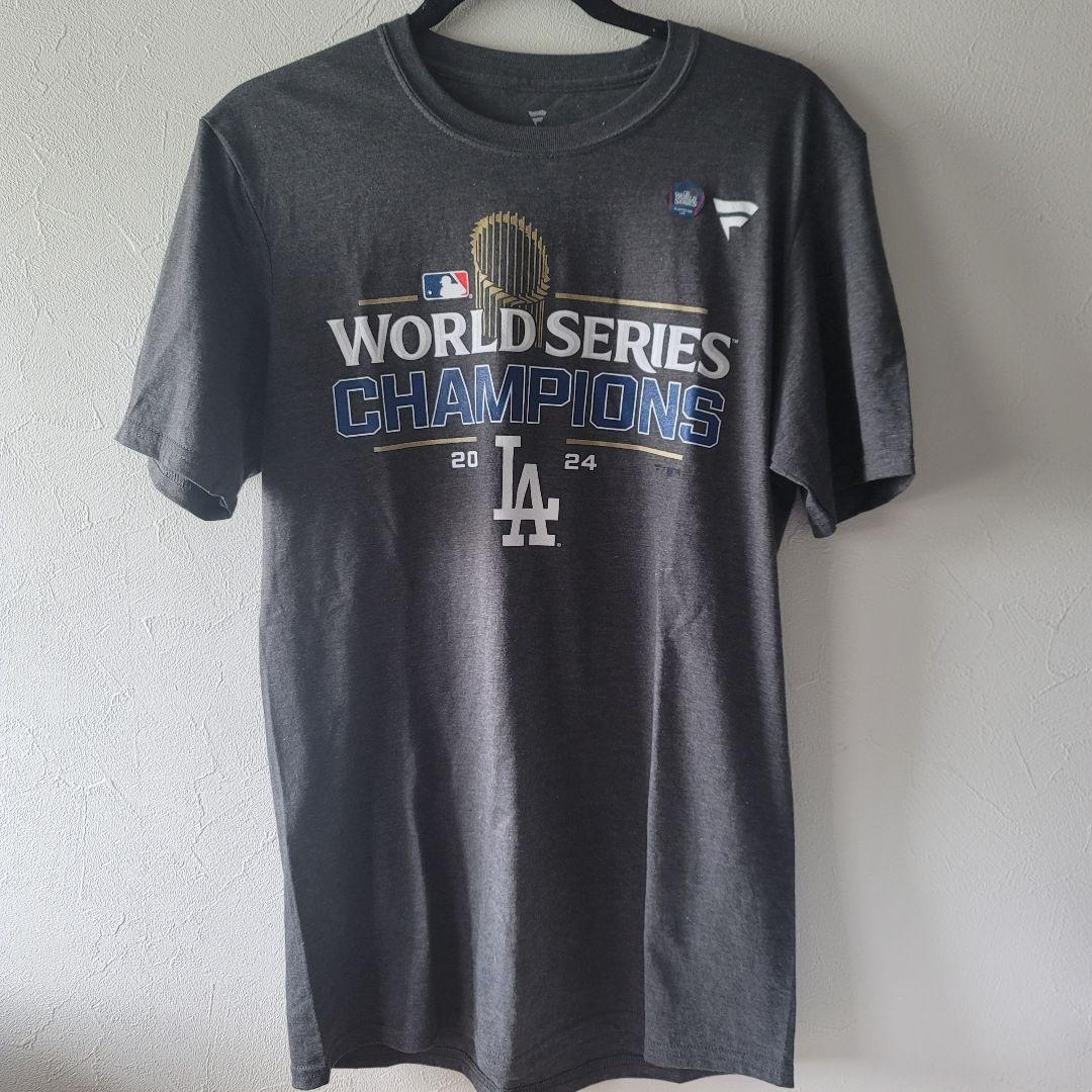【新品】選手着用同品 大谷翔平ドジャース2024 ワールドシリーズ優勝 Tシャツ