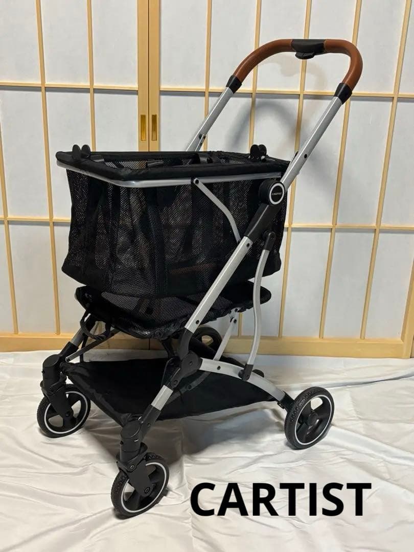 Cartist ショッピングカート（ブラック）　買い物カゴ