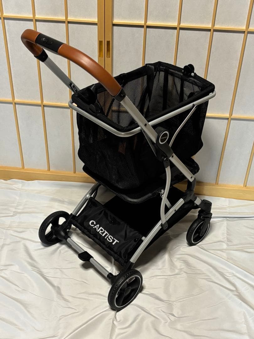 Cartist ショッピングカート（ブラック）　買い物カゴ