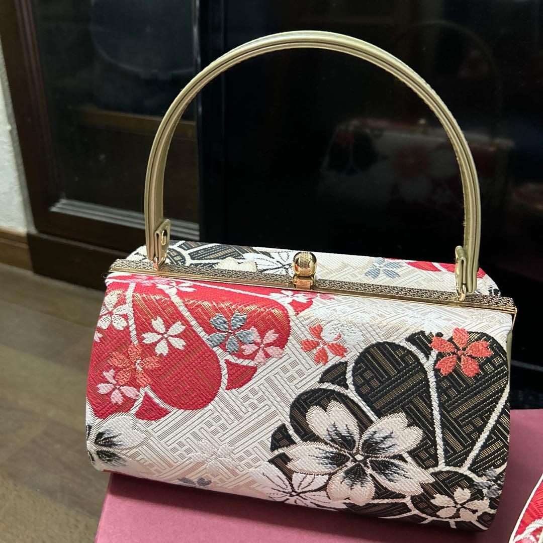和装用バッグと草履のセット美品