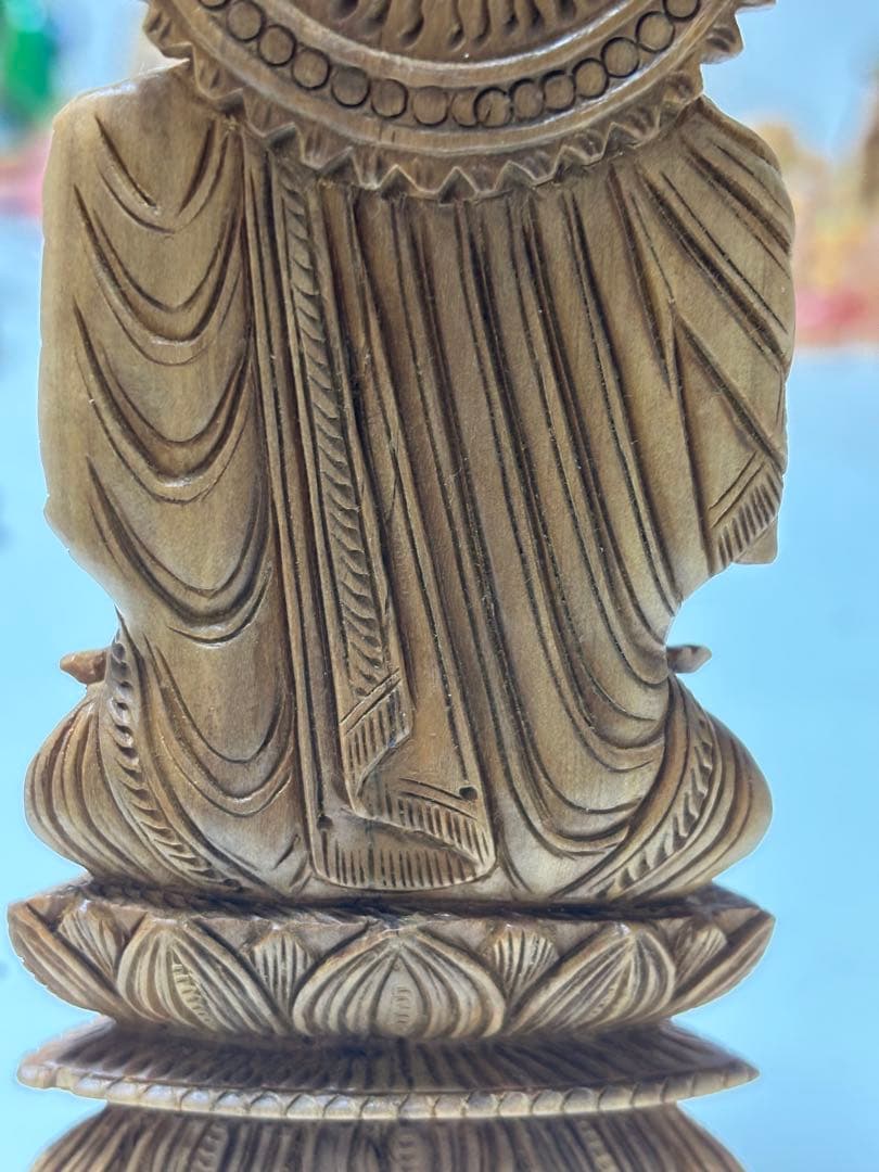真正白檀　仏像　阿弥陀如来　彫刻　置物