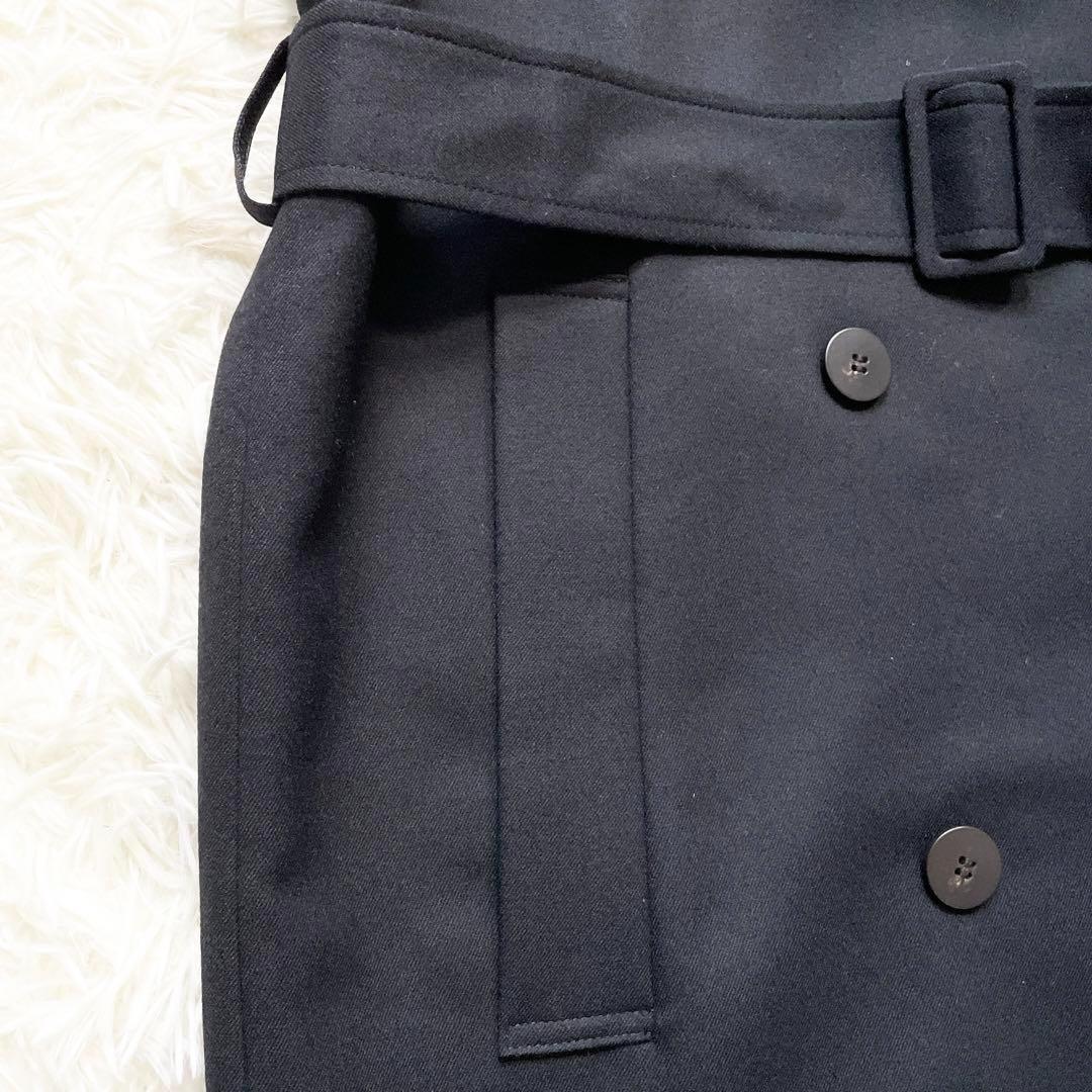 【極美品】セオリーリュクス　ベルト付トレンチ ジレ　ロング　定価75,900円