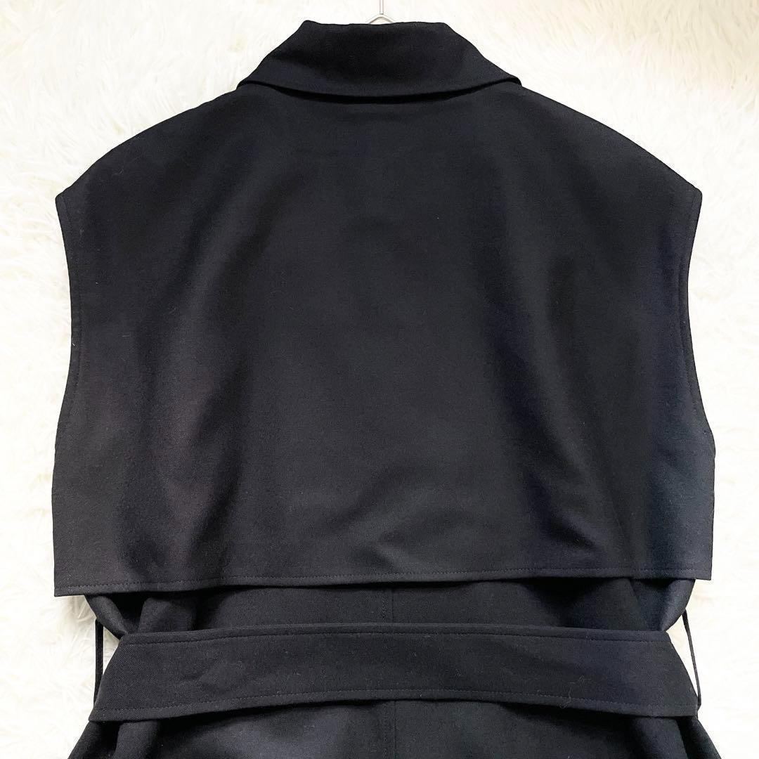 【極美品】セオリーリュクス　ベルト付トレンチ ジレ　ロング　定価75,900円