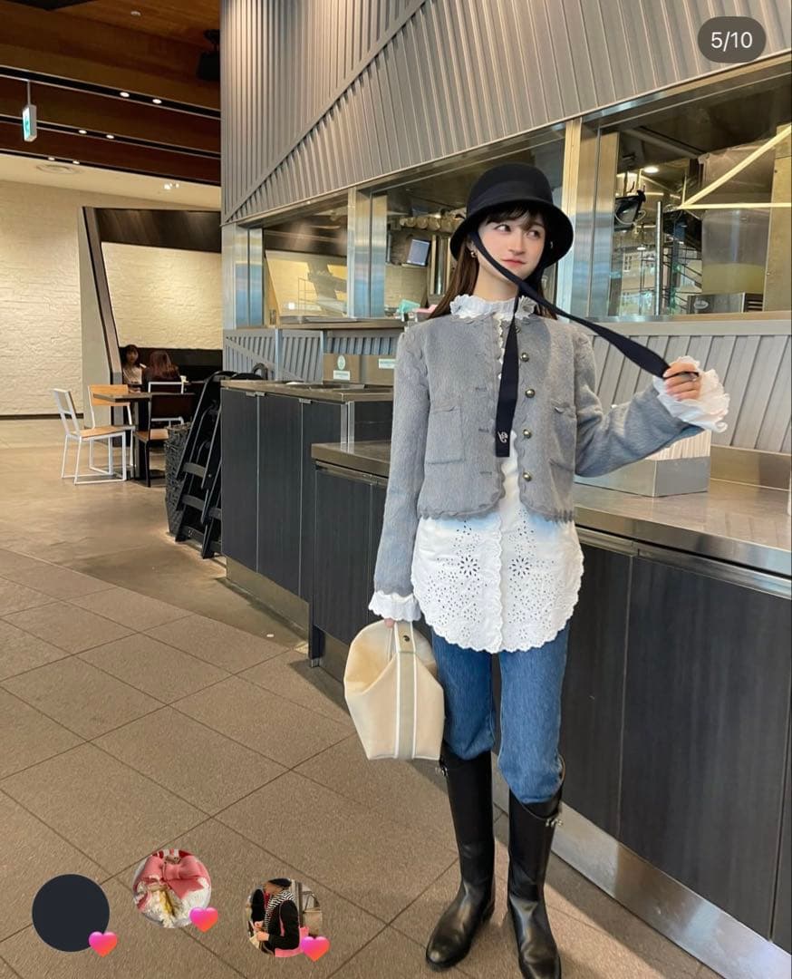 ジャケット・アウター Bibiy. LUCIA FUR CARDIGAN