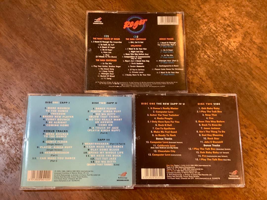 Roger & Zapp 6CD 8Albums＋Bonus