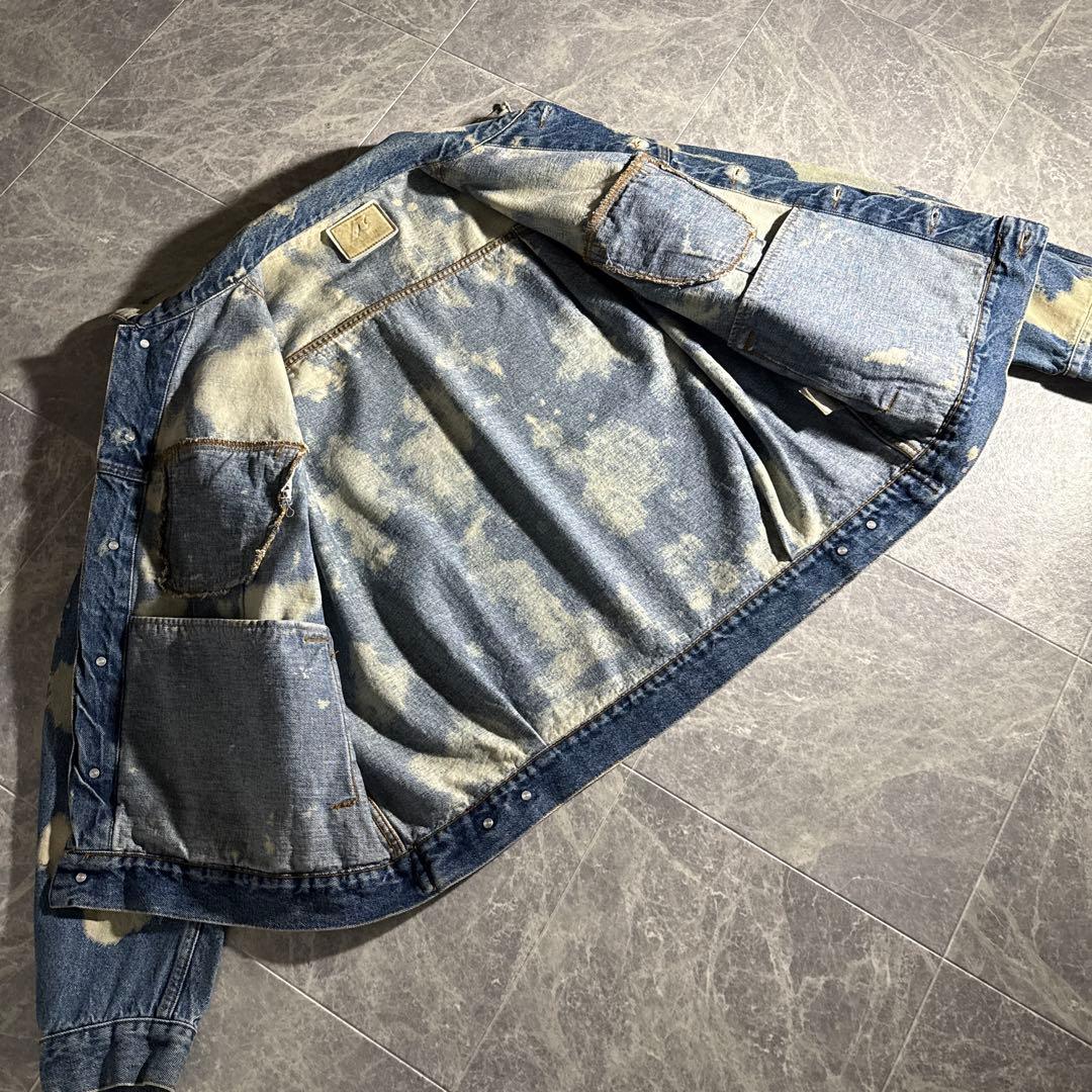Lee Cooper ブリーチ加工 デニムジャケット