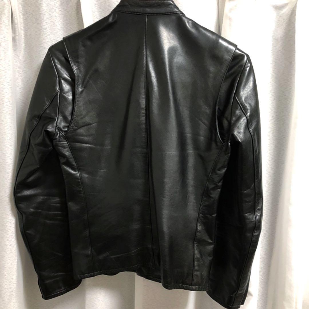 LITHIUM HOMME リチウムオム レザーシングルライダースジャケット
