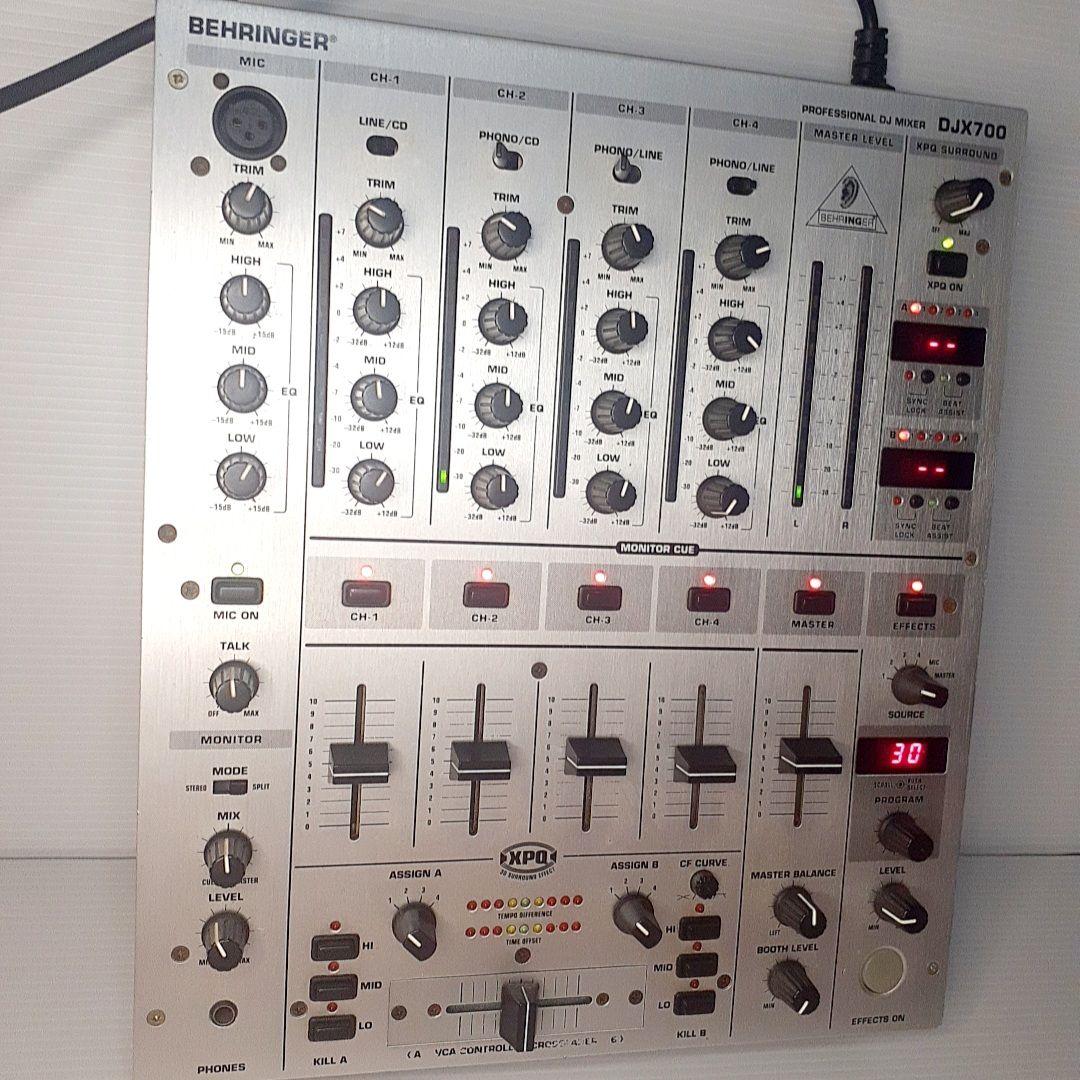 Behringer djx700 4ch ミキサー　通電のみ　ジャンク