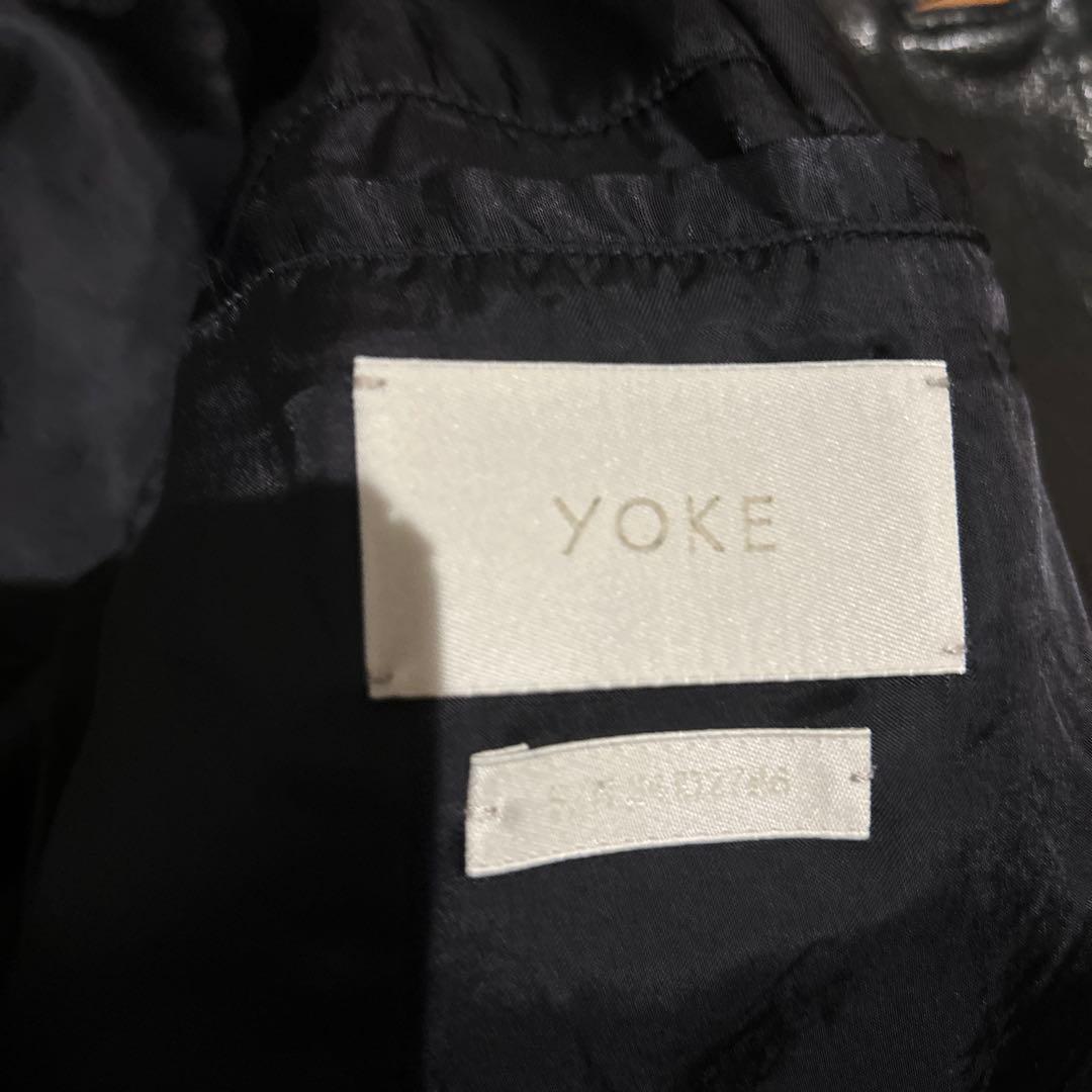 ジャケット・アウター YOKE GOAT LEATHER CAR COAT