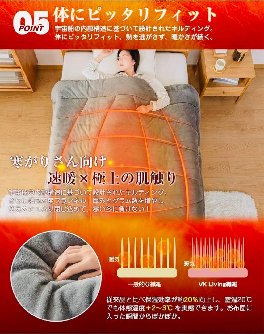 【新品】掛け布団 シンサレート　暖かい シングル エアロゲル　150x210