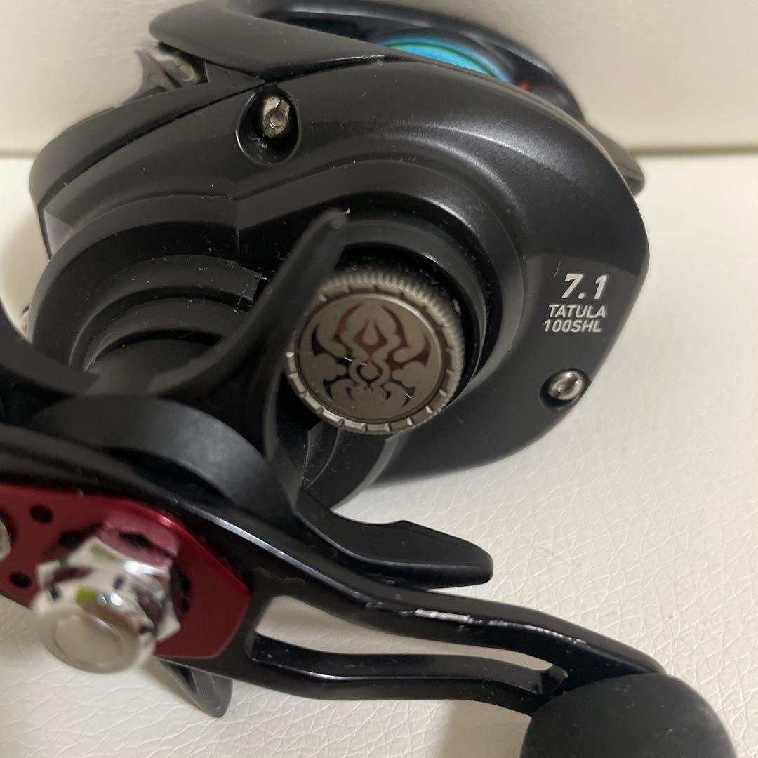 美品⭐︎②DAIWAダイワベイトリールタトゥーラ左巻きカモメ5色PE2号付
