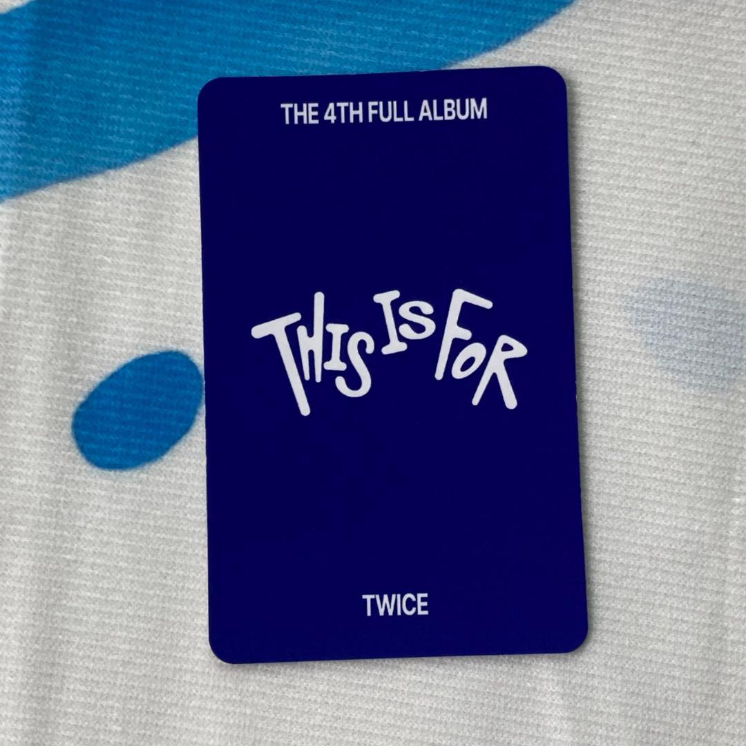 TWICE 7/13 THIS IS FOR 事前収録 サノク サナ トレカ