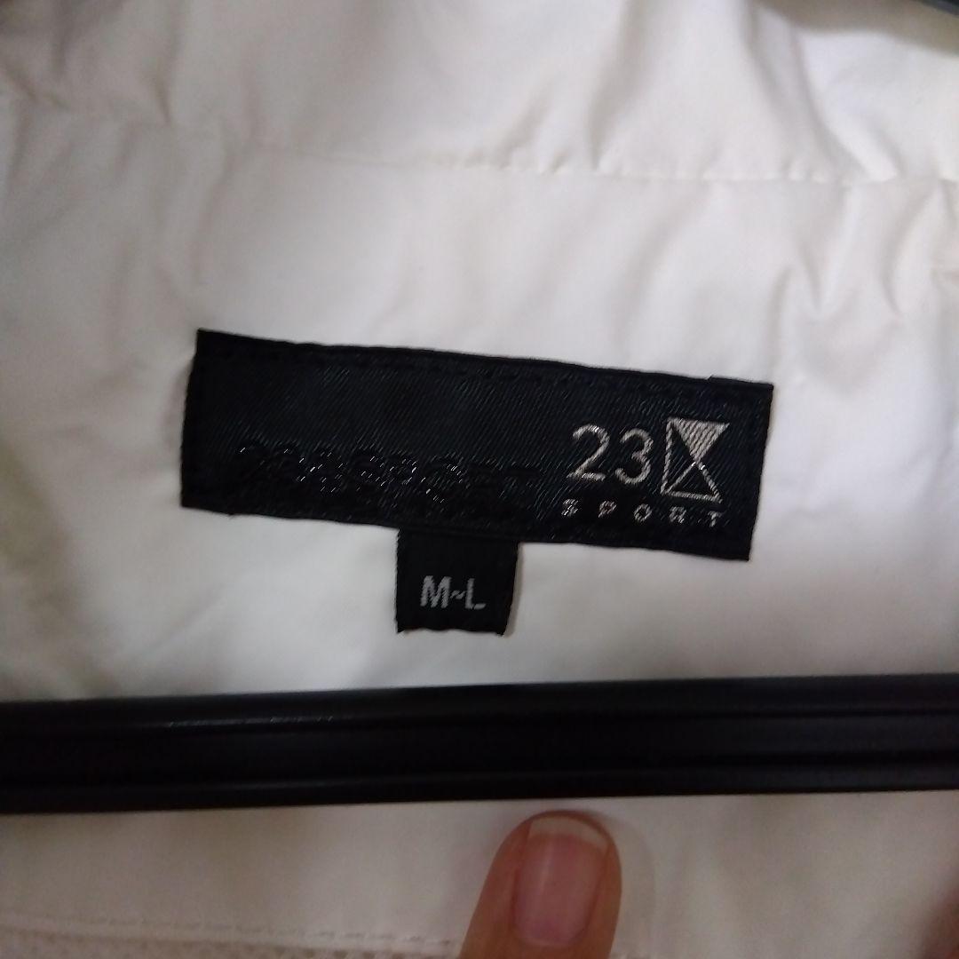 23区 SPORT レインウェア M-L ホワイト 上下セット