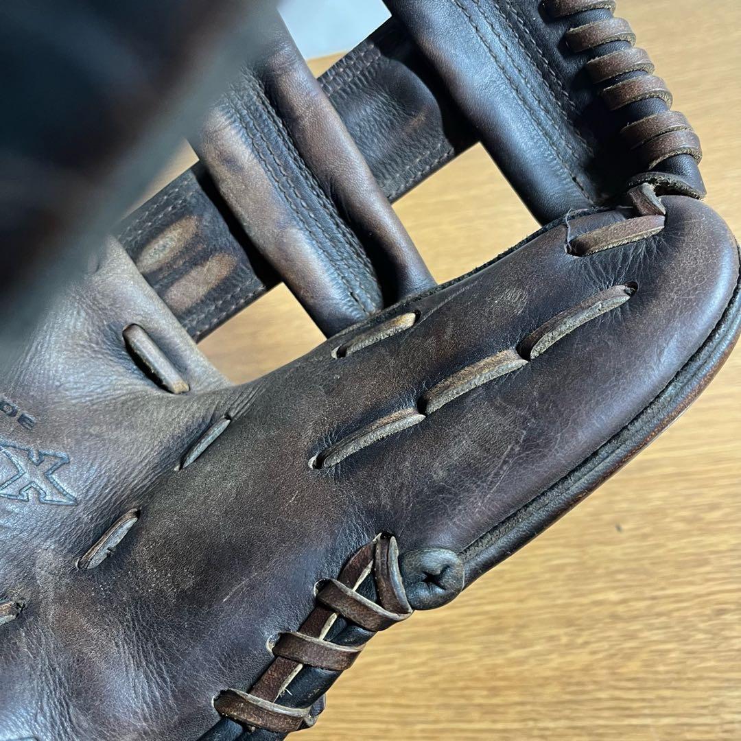 ミズノ ワールドウィン 一般軟式 グローブ グラブ 左投げ 外野用 良品 日本製