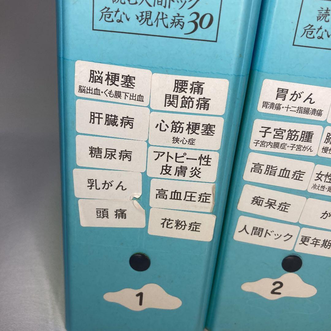 集英社/健康百科/読む人間ドック/危ない現代病30/フルセット