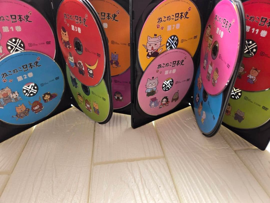 ねこねこ日本史　全巻+映画　 DVD 全17巻セット　レンタル
