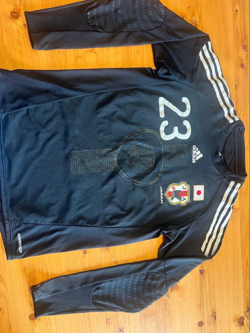 日本代表 2010 GK オーセンティック長袖 #23 川口能活 直筆サイン入り