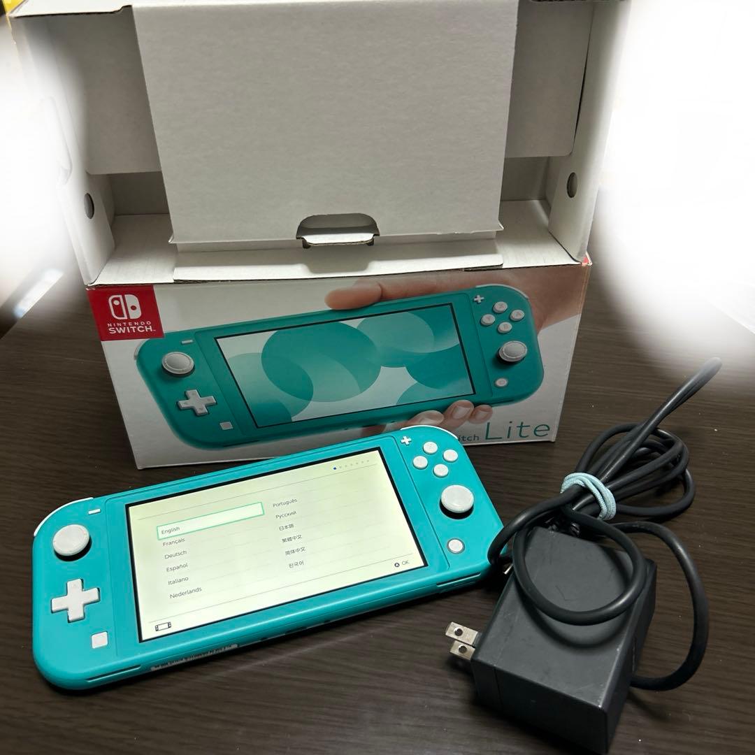 Nintendo Switch Light ターコイズ 箱有り おまけ付き