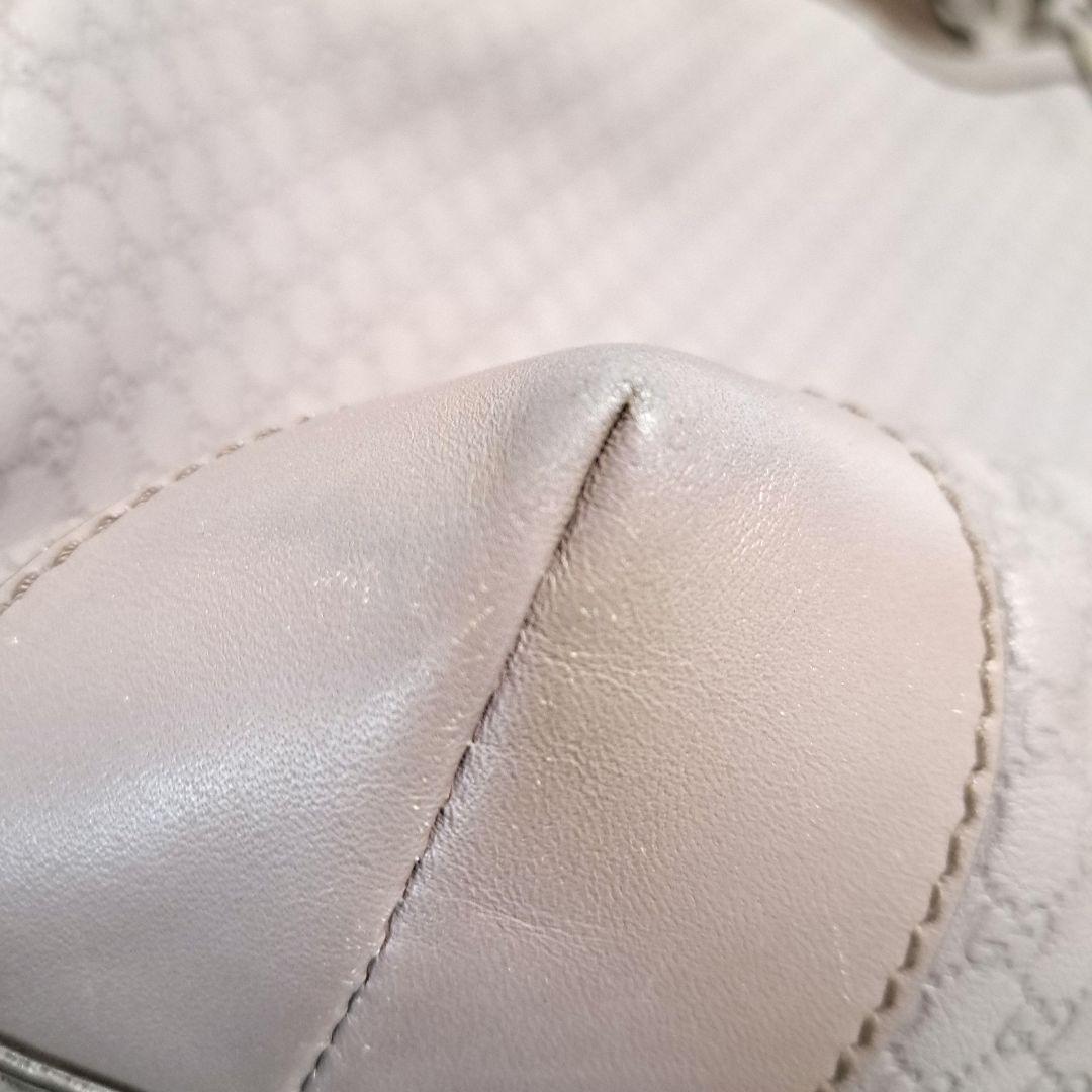 ✨️美品✨️ GUCCI グッチ GG マイクロシマ ポーチ付 バックラベンダー