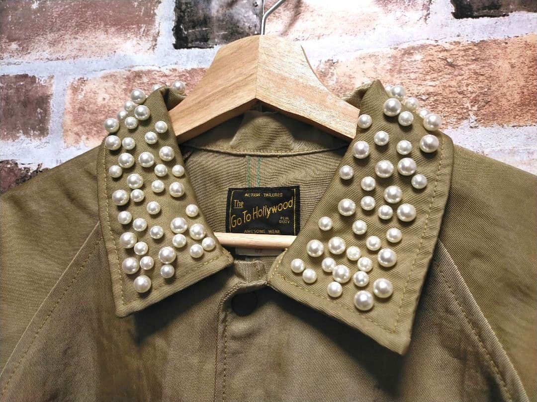 23AW GO TO HOLLYWOOD パール カラー ナイロン コーチ JK