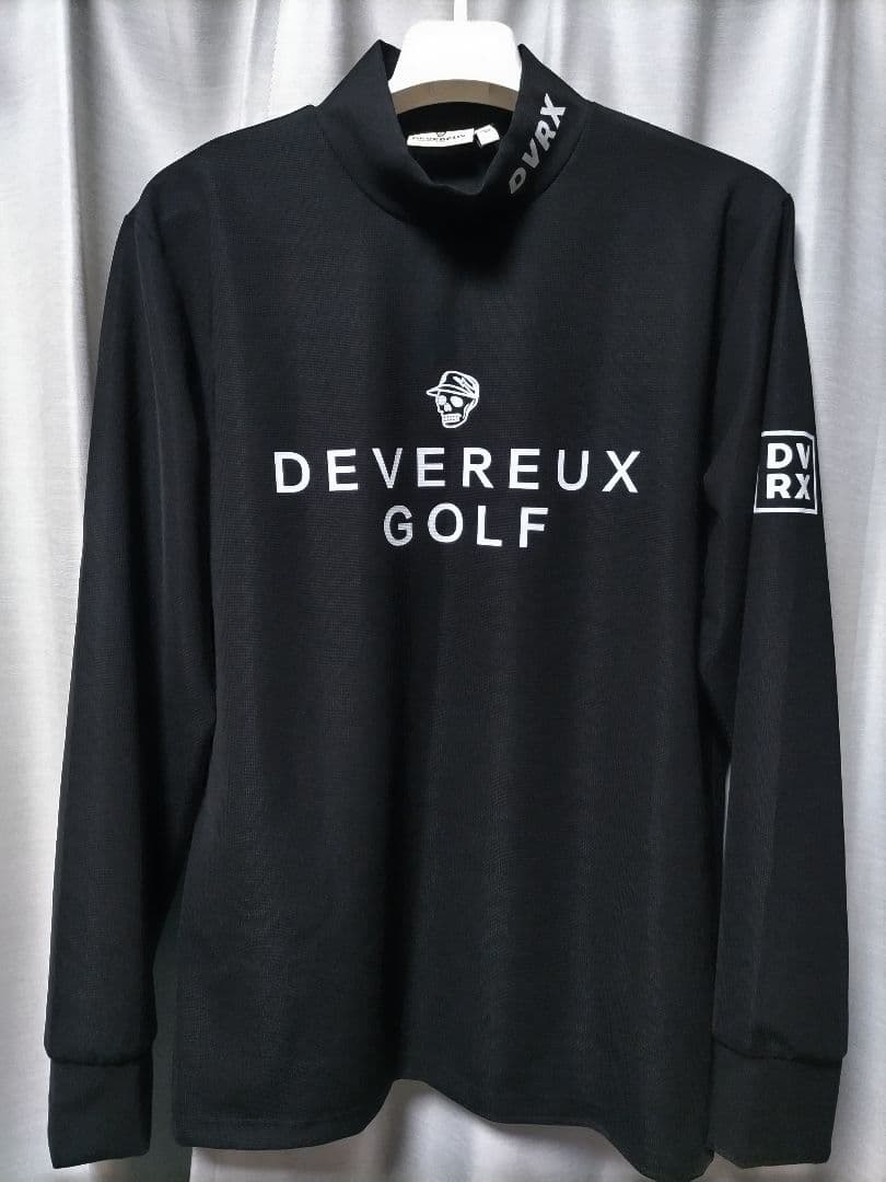 美品　DEVEREUX GOLF　モックネック　黒