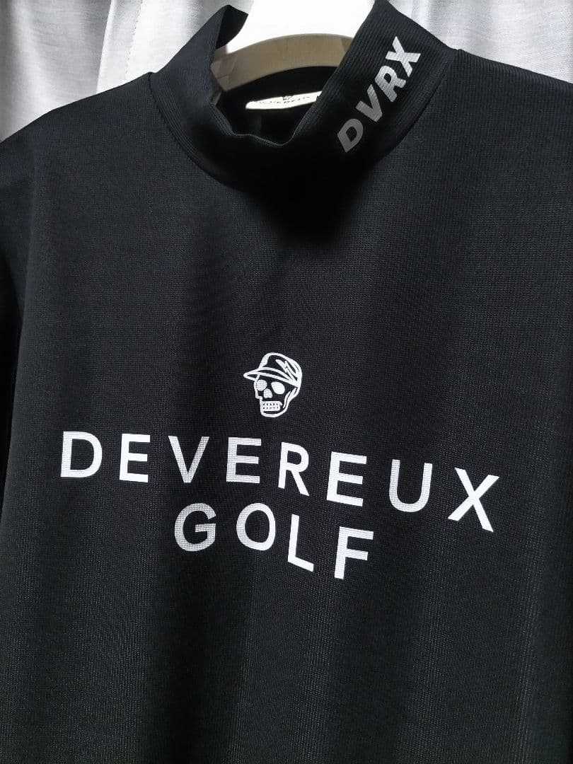 美品　DEVEREUX GOLF　モックネック　黒