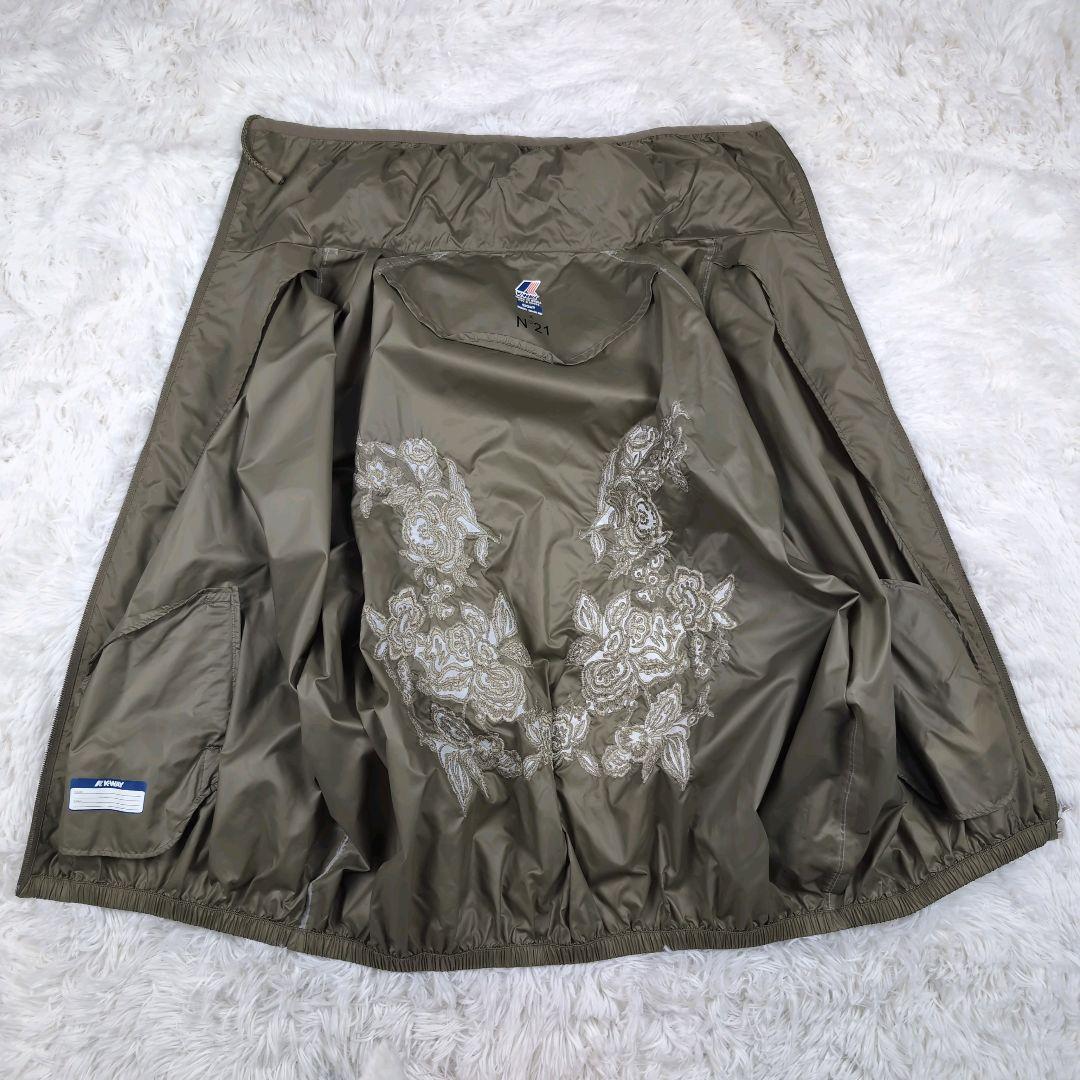 専用商品 KWAY ×N21 ヌメロ ナイロンジャケット M オリーブ フード付