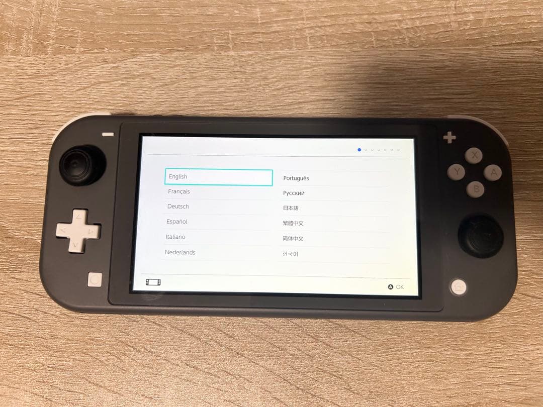 Nintendo Switch Lite グレー ジャンク品　本体初期化済み