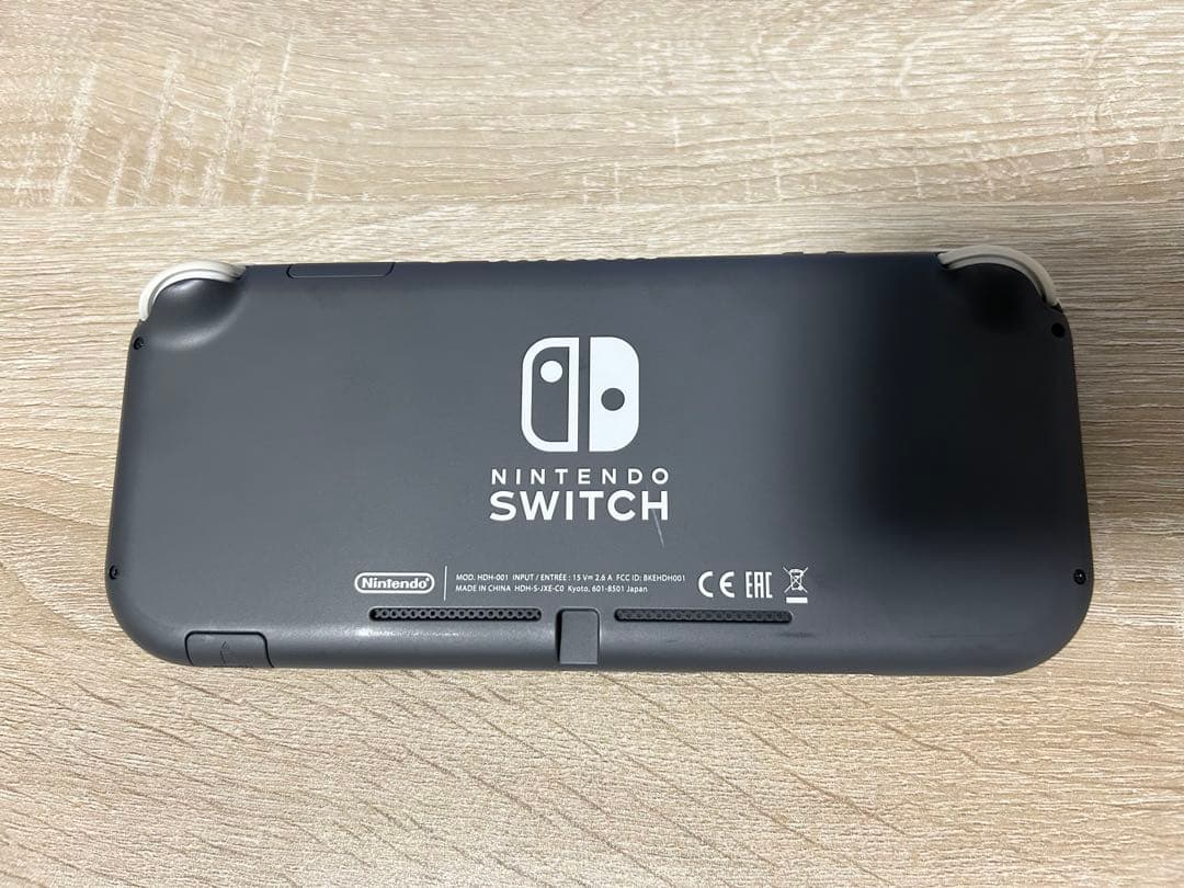 Nintendo Switch Lite グレー ジャンク品　本体初期化済み