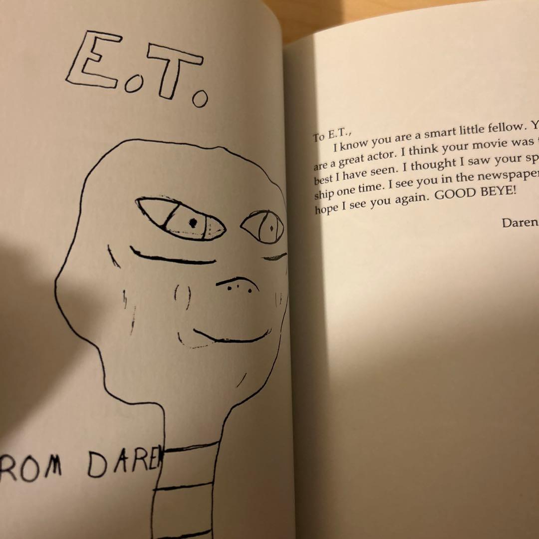 1983年　90’s 映画E.T.　BOOK★Letter To E.T.