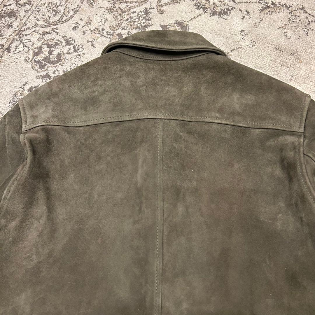 Paul Smith 22AW ゴートレザー シャツブルゾン　M ヤギ　スエード