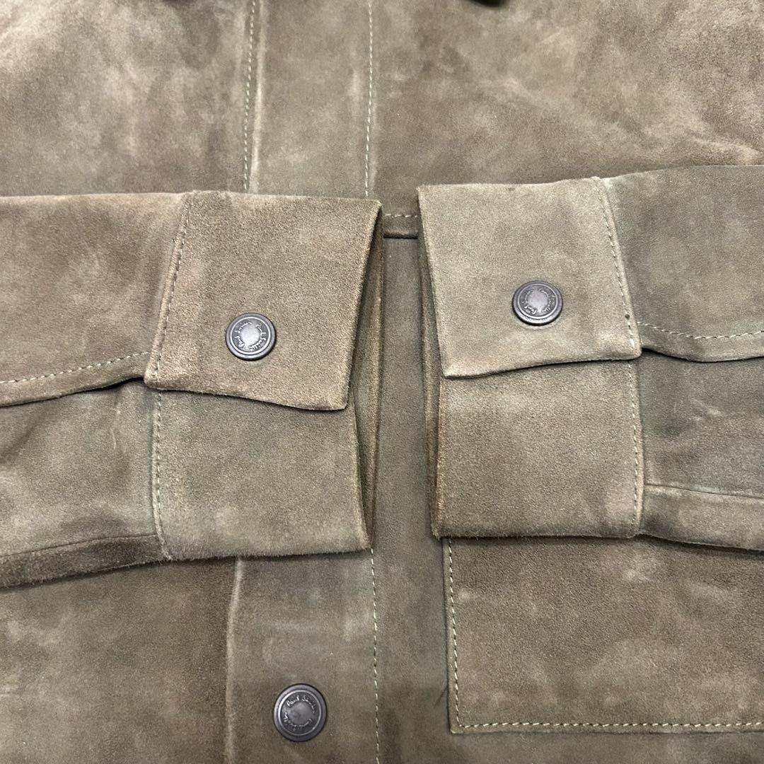 Paul Smith 22AW ゴートレザー シャツブルゾン　M ヤギ　スエード