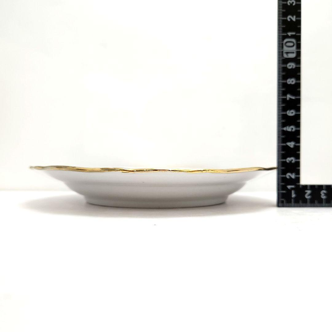 Y3540 マイセン ピンクローズ 金彩 プレート 直径18㎝　QQQ