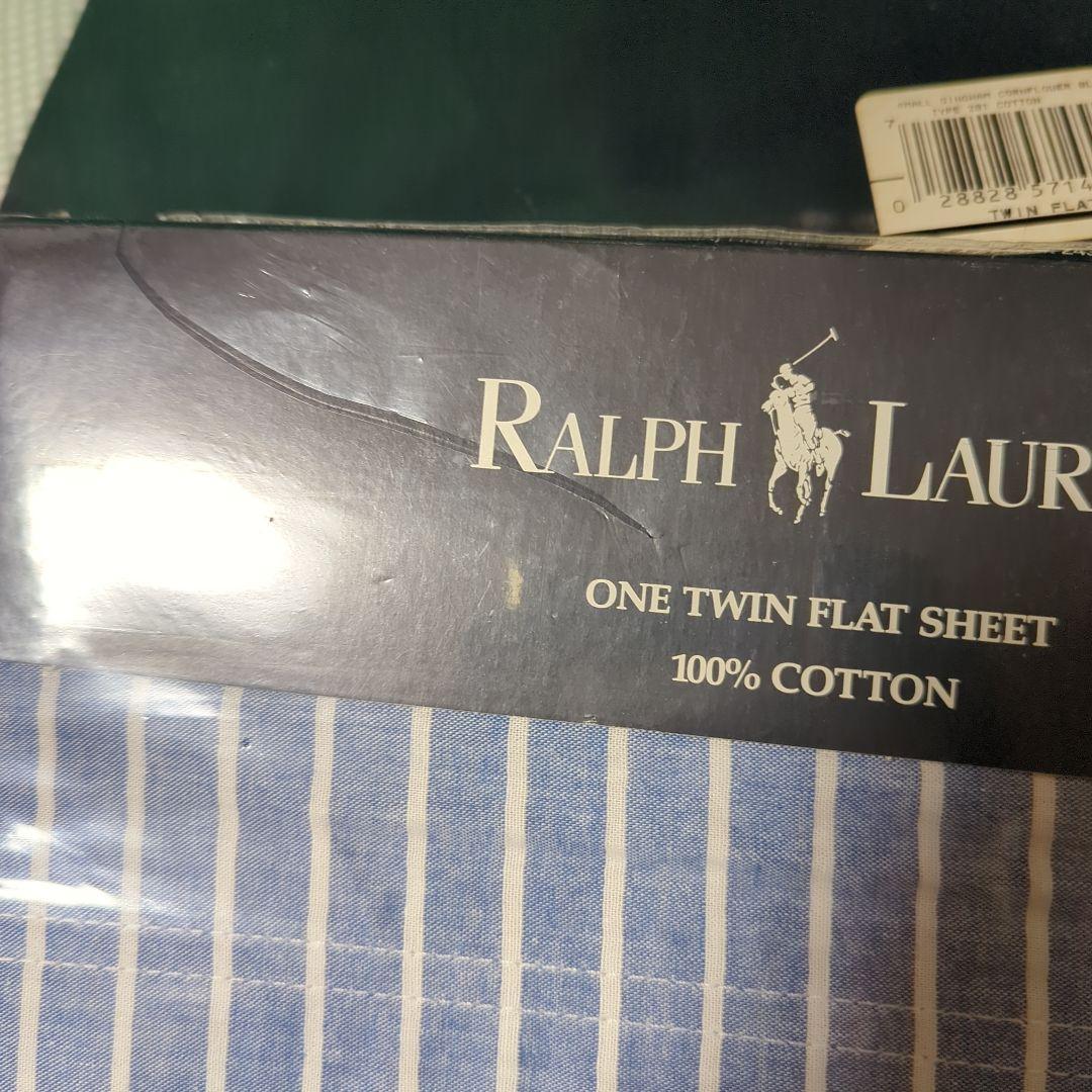 Ralph Lauren ラルフローレン ツインフラットシート 3枚セット 綿