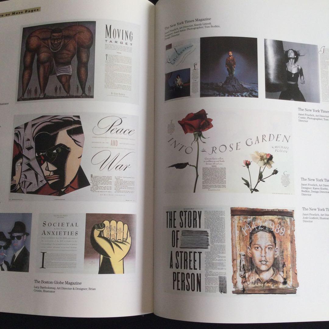 新聞　デザイン　洋書　Newspaper 広告　Design イラスト雑誌　記事