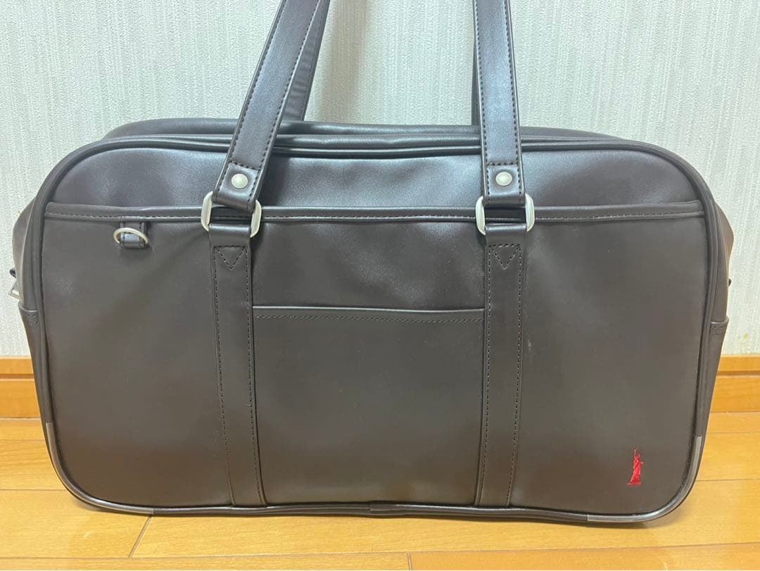 イーストボーイ　EASTBOY スクールバック　スクバ　茶色　合皮